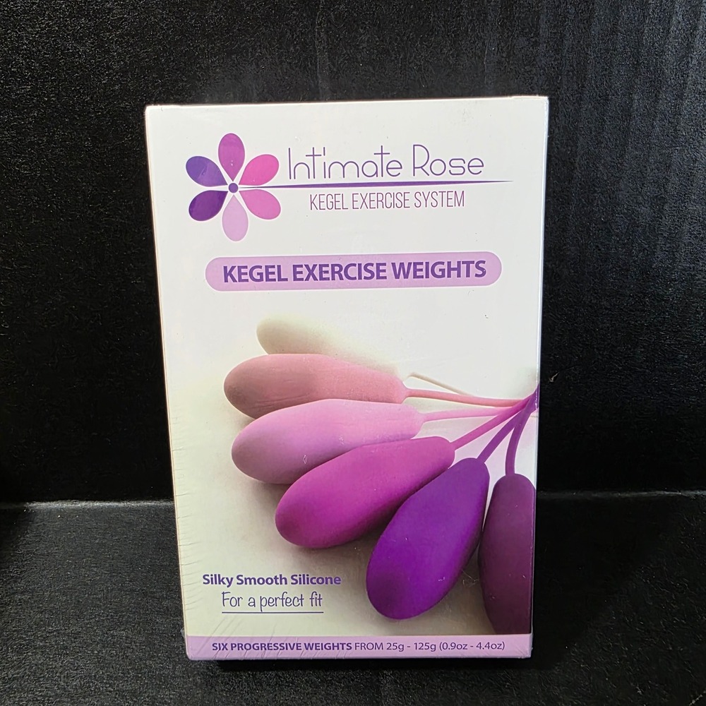 Intimate Rose Kegel Exercise Weights Silky Smooth Silicone 6 Progressive Weights